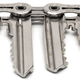 Illustration for article titled An Ultra Minimal Keychain Born From Recycled Bike Chains